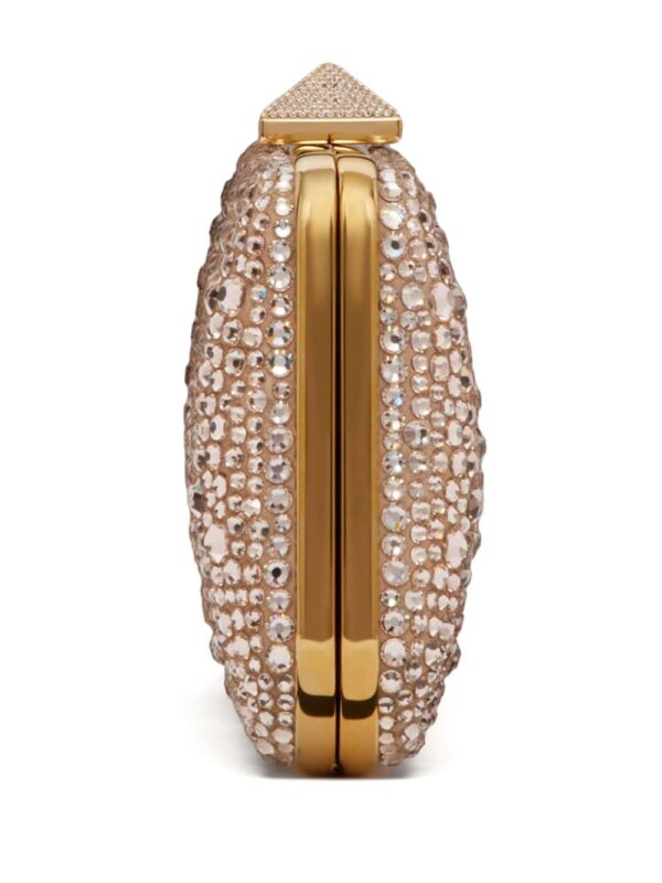 Valentino Garavani Carry Secrets rhinestone-embellished clutch bag - Image 4