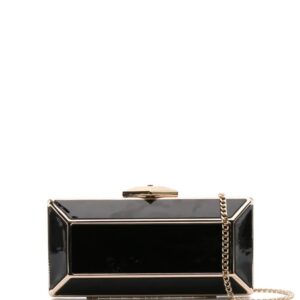 Elisabetta Franchi  Rigid two-tone clutch bag