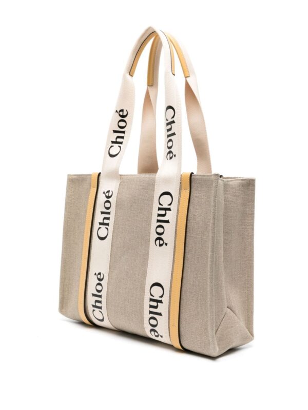 Chloé small Woody tote bag - Image 3