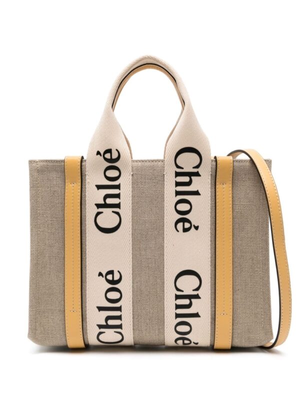 Chloé small Woody panelled leather bag
