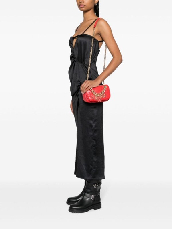 Versace Jeans Couture star-embroidered quilted shoulder bag - Image 2