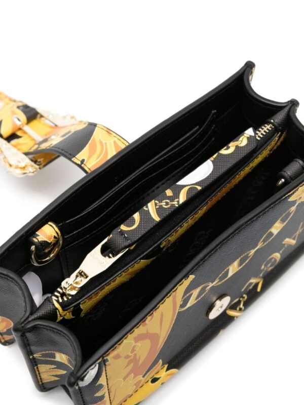 Versace Jeans Couture baroque-buckle crossbody bag - Image 5