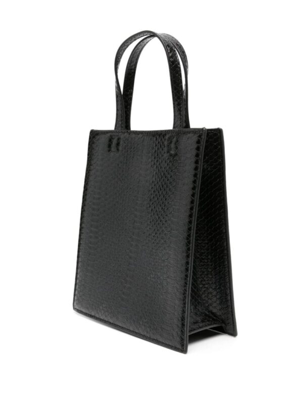 Versace Jeans Couture logo-lettering crocodile-embossed mini bag - Image 3
