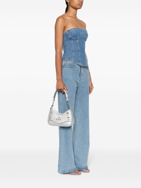 Love Moschino metallic logo-lettering shoulder bag - Image 2