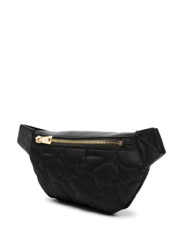 Love Moschino logo-lettering quilted belt bag - Image 3