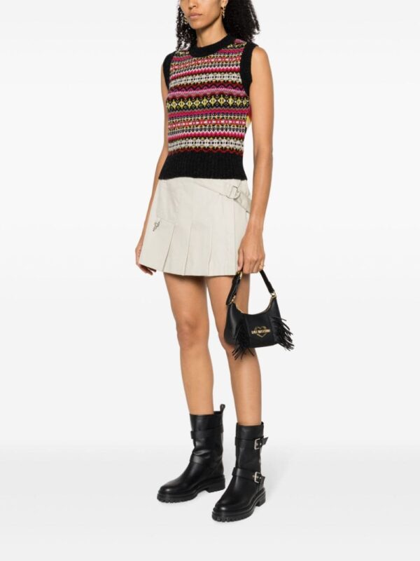 Love Moschino logo-lettering fringed tote bag - Image 2