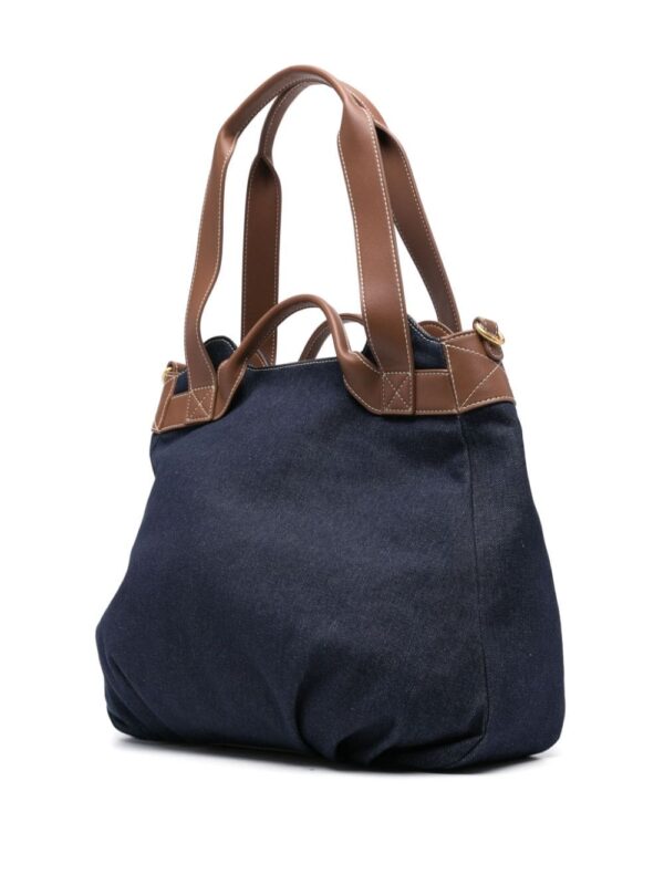 Love Moschino logo-lettering denim tote bag - Image 2
