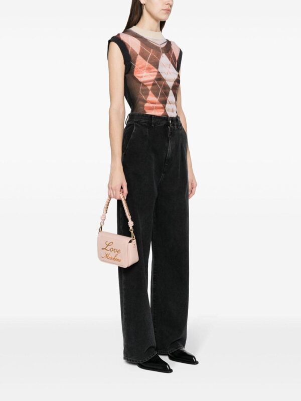 Love Moschino logo-lettering shoulder bag - Image 2