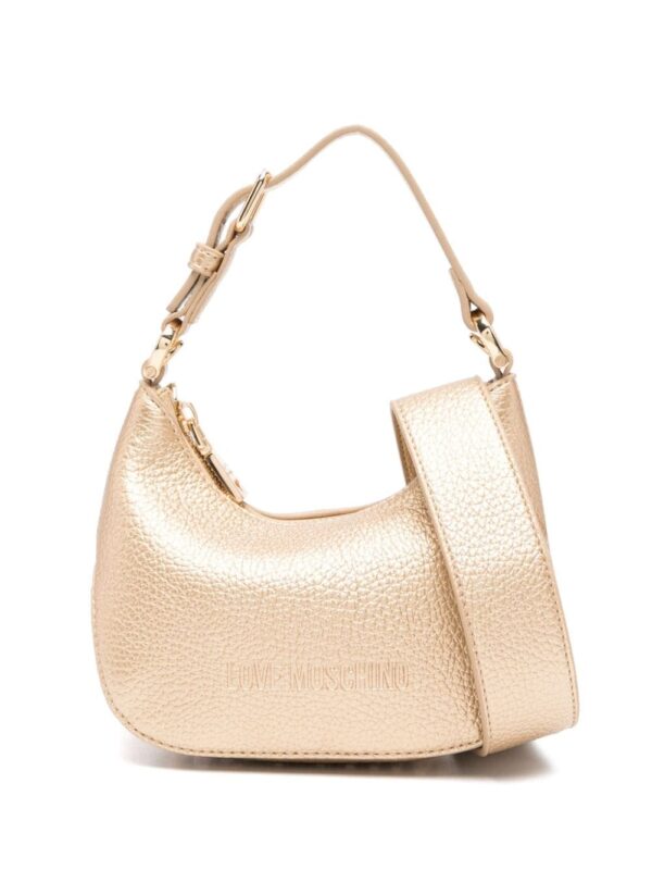 Love Moschino metallic faux-leather tote bag