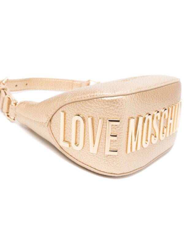 Love Moschino metallic faux-leather tote bag - Image 3