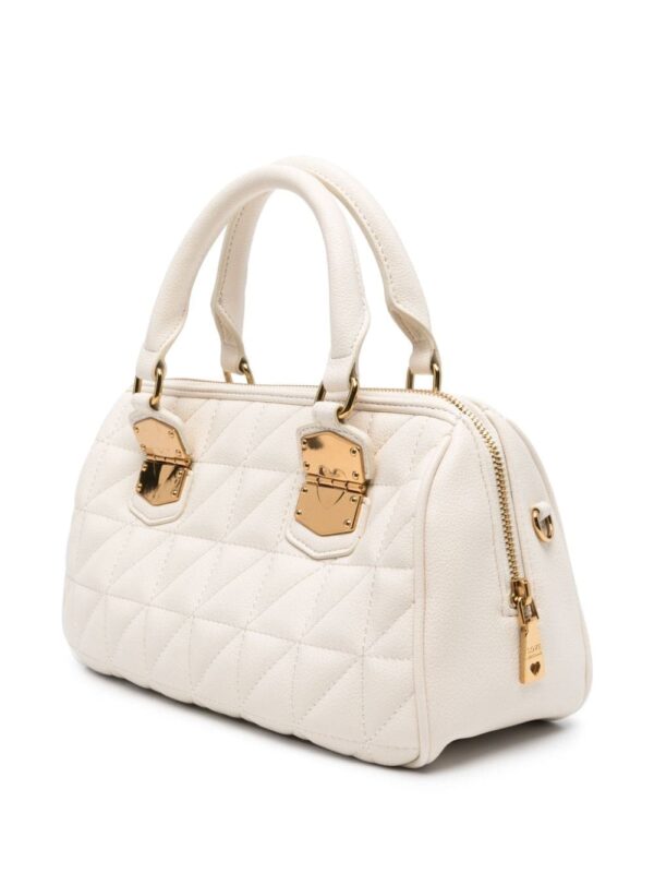 Love Moschino logo-lettering quilted tote bag - Image 3