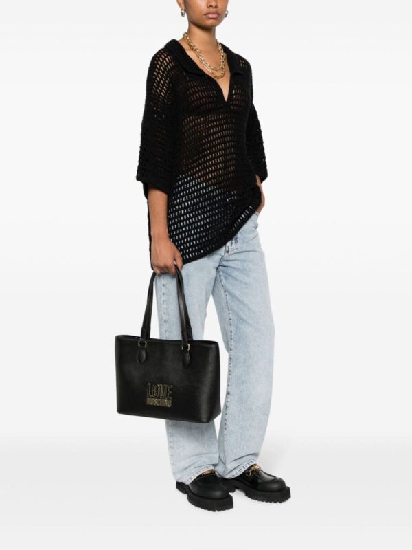 Love Moschino logo-lettering shoulder bag - Image 2