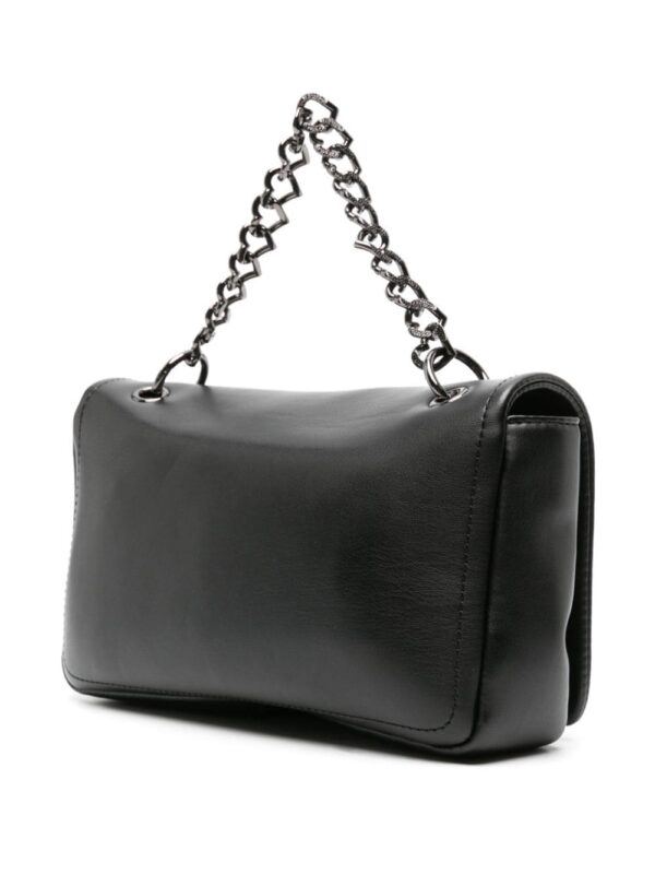 Love Moschino logo-plaque foldover-top crossbody bag - Image 3
