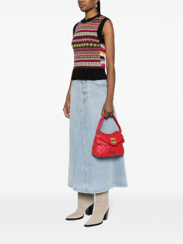 Love Moschino logo-lettering quilted tote bag - Image 2
