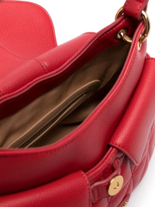 Love Moschino logo-lettering quilted tote bag - Image 5