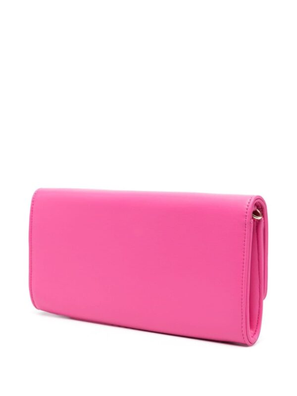 Love Moschino logo-plaque clutch bag - Image 3