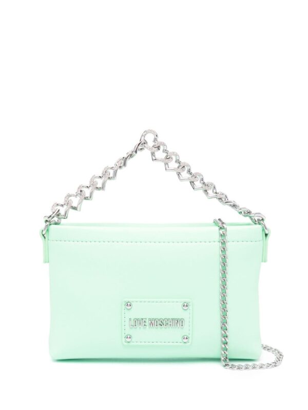 Love Moschino logo-plaque crossbody bag