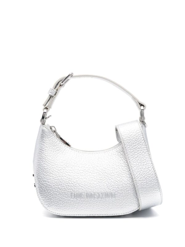 Love Moschino metallic faux-leather tote bag