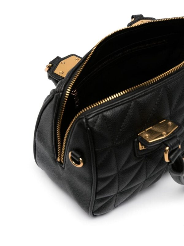 Love Moschino logo-lettering quilted tote bag - Image 5