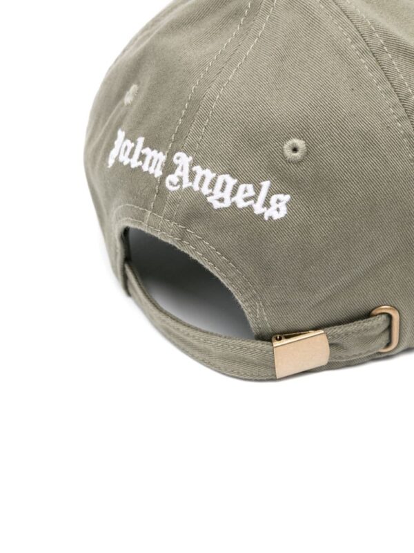 Palm Angels monogram-embroidered cotton cap - Image 2