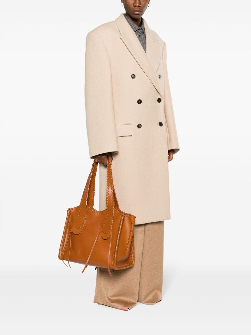 Chloé large Mony leather tote bag - Image 2