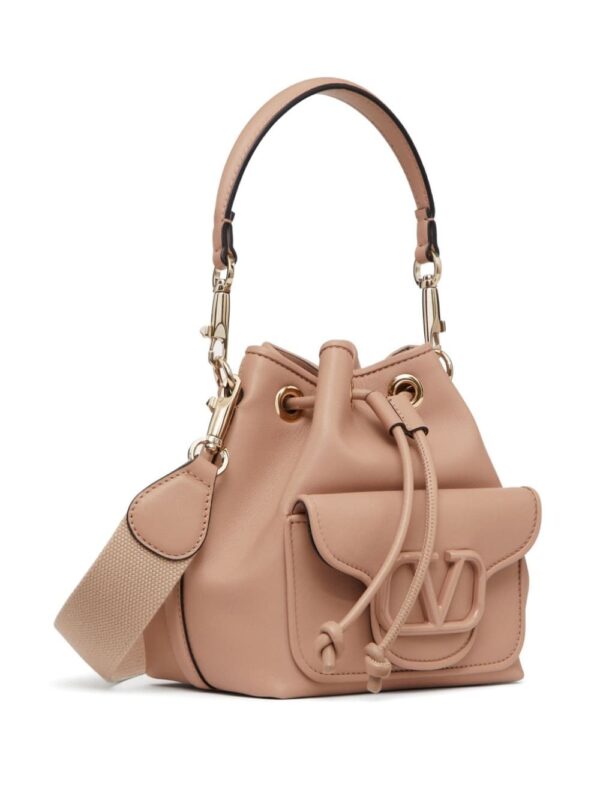 Valentino Garavani Locò leather bucket bag - Image 4
