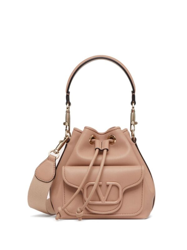 Valentino Garavani Locò leather bucket bag