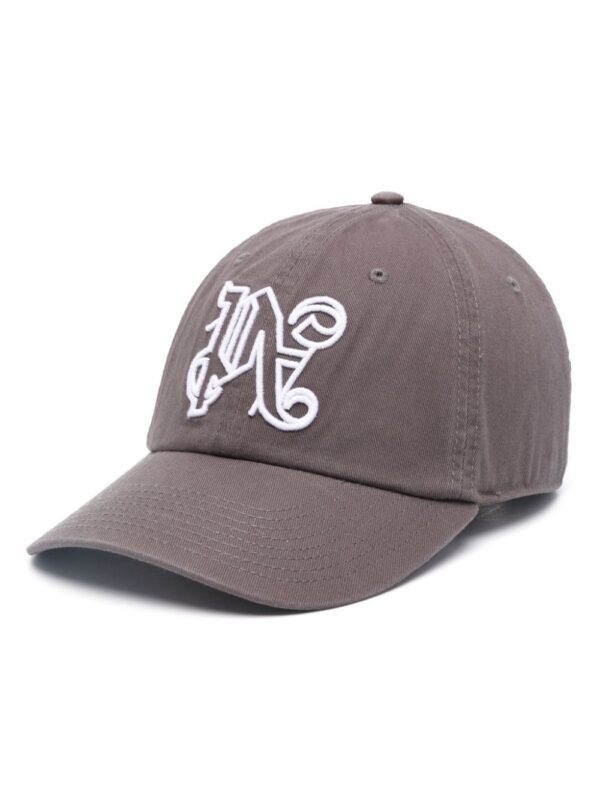 Palm Angels monogram-embroidered baseball cap