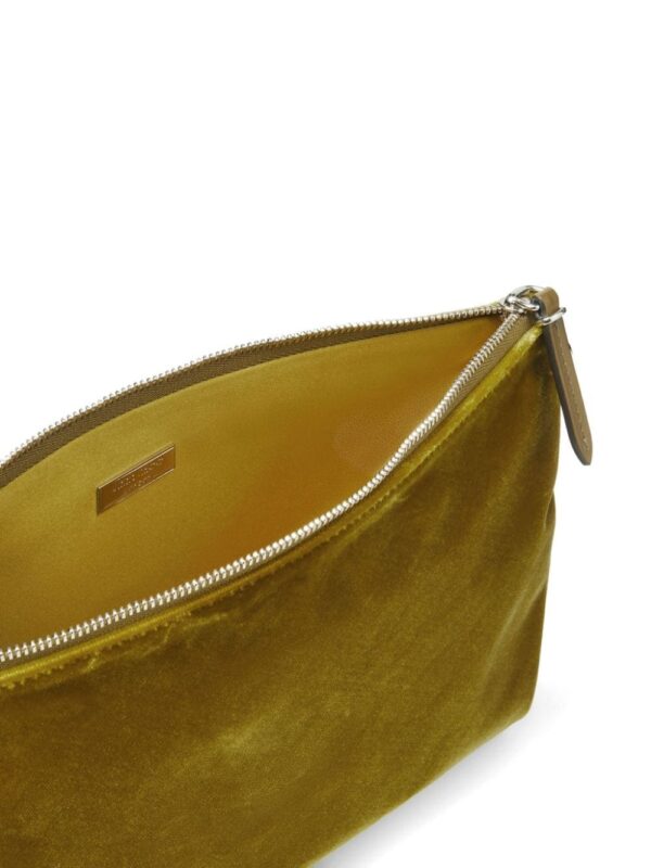 Jimmy Choo Callie velvet clutch bag - Image 5