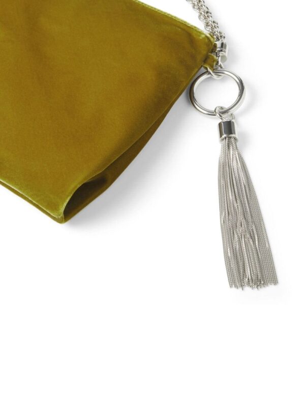 Jimmy Choo Callie velvet clutch bag - Image 4