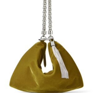 Jimmy Choo Callie velvet clutch bag