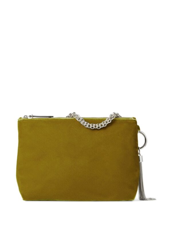 Jimmy Choo Callie velvet clutch bag - Image 3