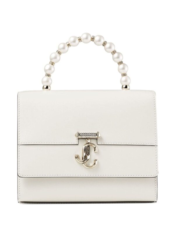 Jimmy Choo small Avenue leather tote bag