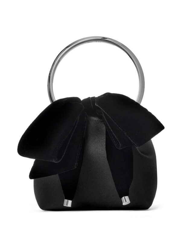 Jimmy Choo Bon Bon bow-detail satin bag