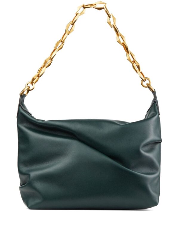 Jimmy Choo small Diamond Soft leather shoulder bag