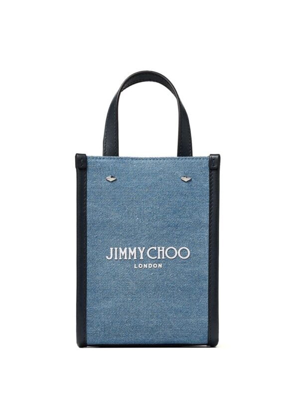 Jimmy Choo denim mini tote bag