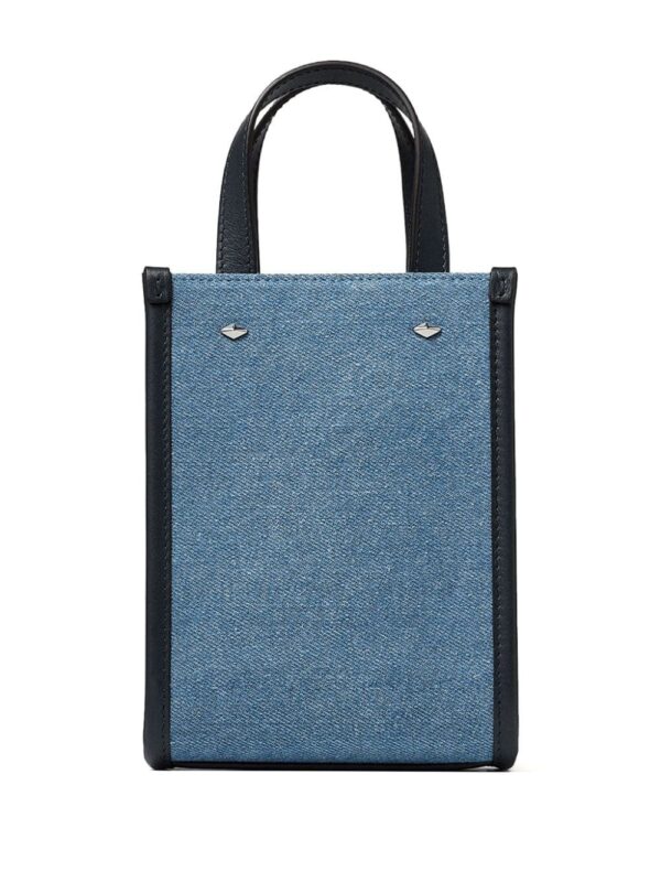 Jimmy Choo denim mini tote bag - Image 3
