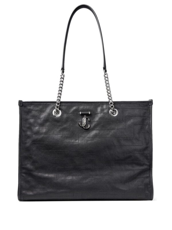 Jimmy Choo large Avenue leather tote bag
