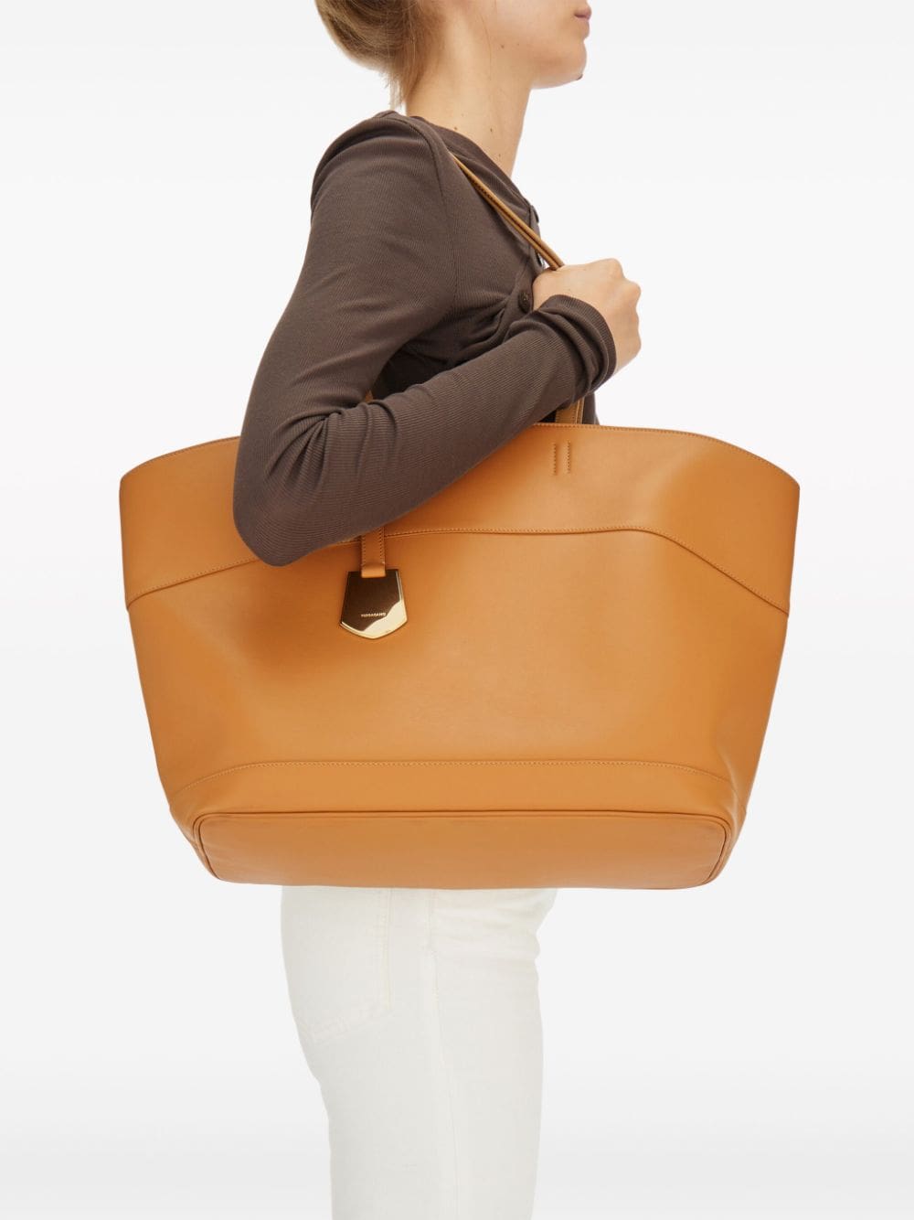 Ferragamo Charming logo-print tote bag - Image 2