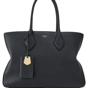 Ferragamo large logo-stamp leather tote bag