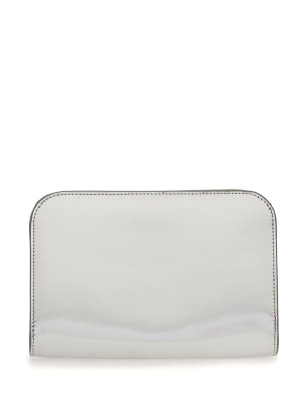 Ferragamo mini Diana metallic-finish clutch - Image 2