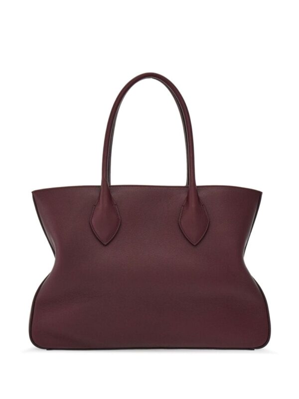 Ferragamo large logo-stamp leather tote bag - Image 3