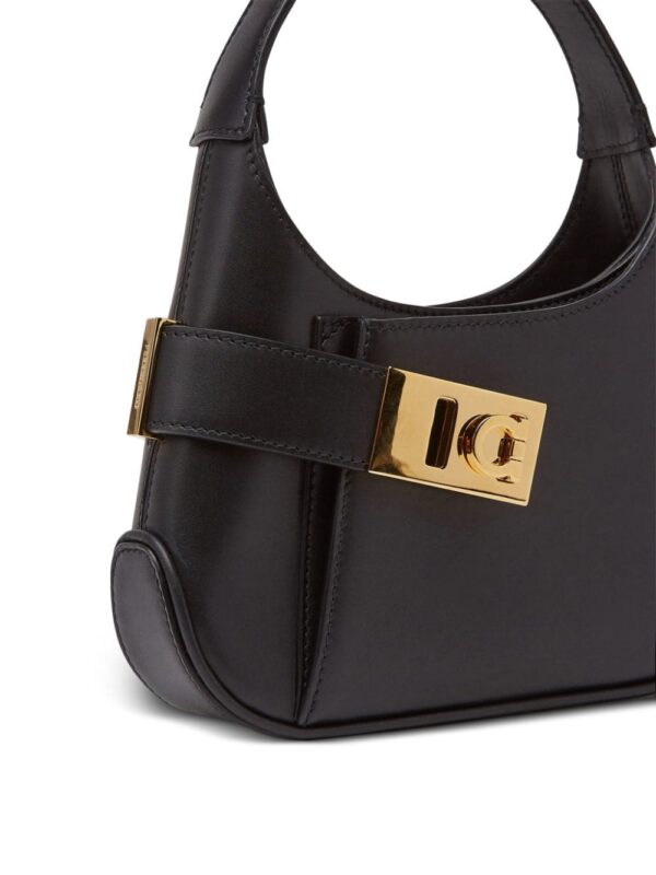 Ferragamo Gancini-buckle leather minibag - Image 3
