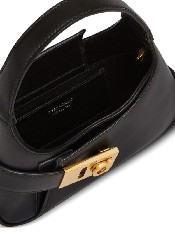Ferragamo Gancini-buckle leather minibag - Image 4