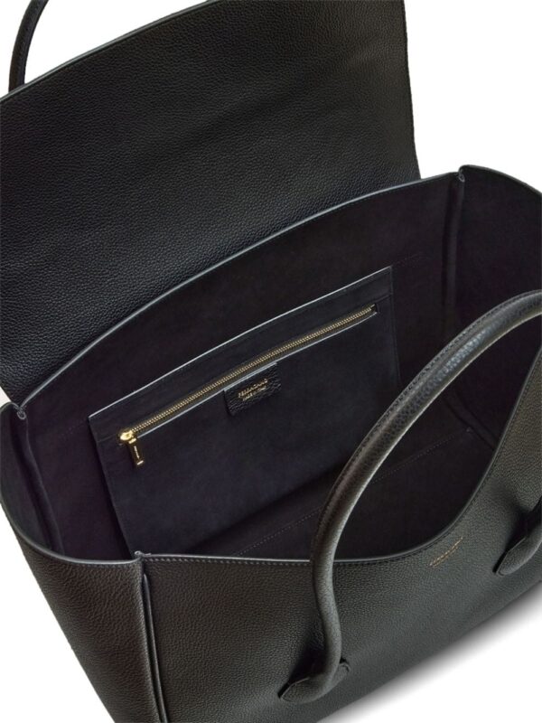 Ferragamo logo-plaque leather tote bag - Image 5