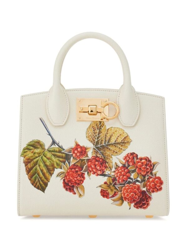 Ferragamo small Studio Box leather tote bag