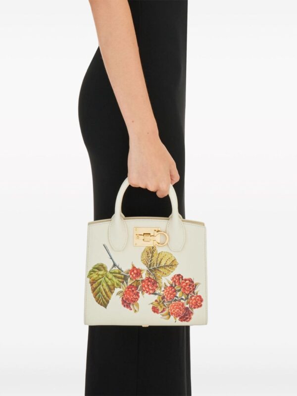 Ferragamo small Studio Box leather tote bag - Image 3