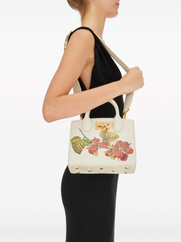 Ferragamo small Studio Box leather tote bag - Image 2
