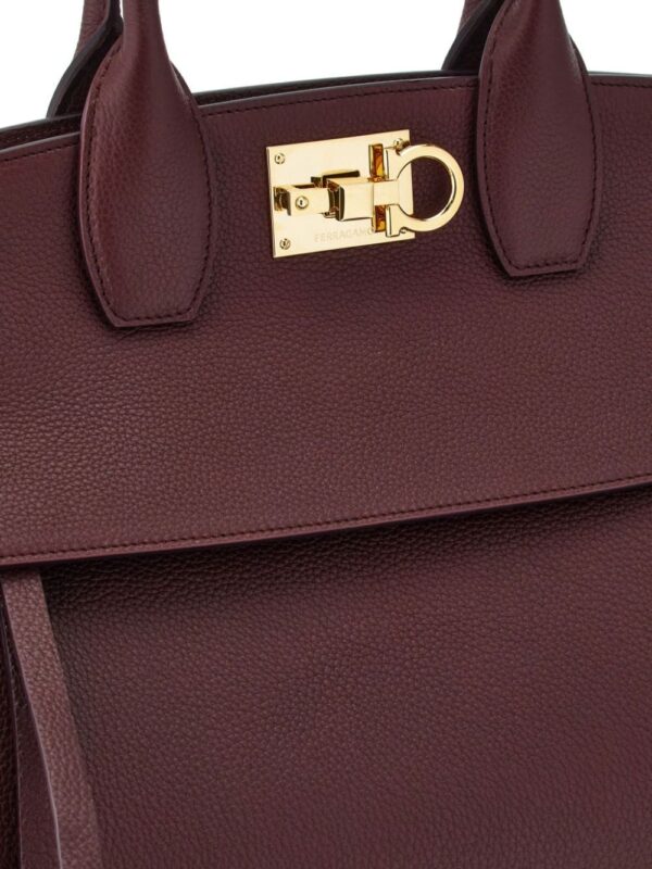 Ferragamo Studio two-tone leather tote bag - Image 5