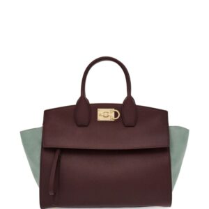 Ferragamo Studio two-tone leather tote bag